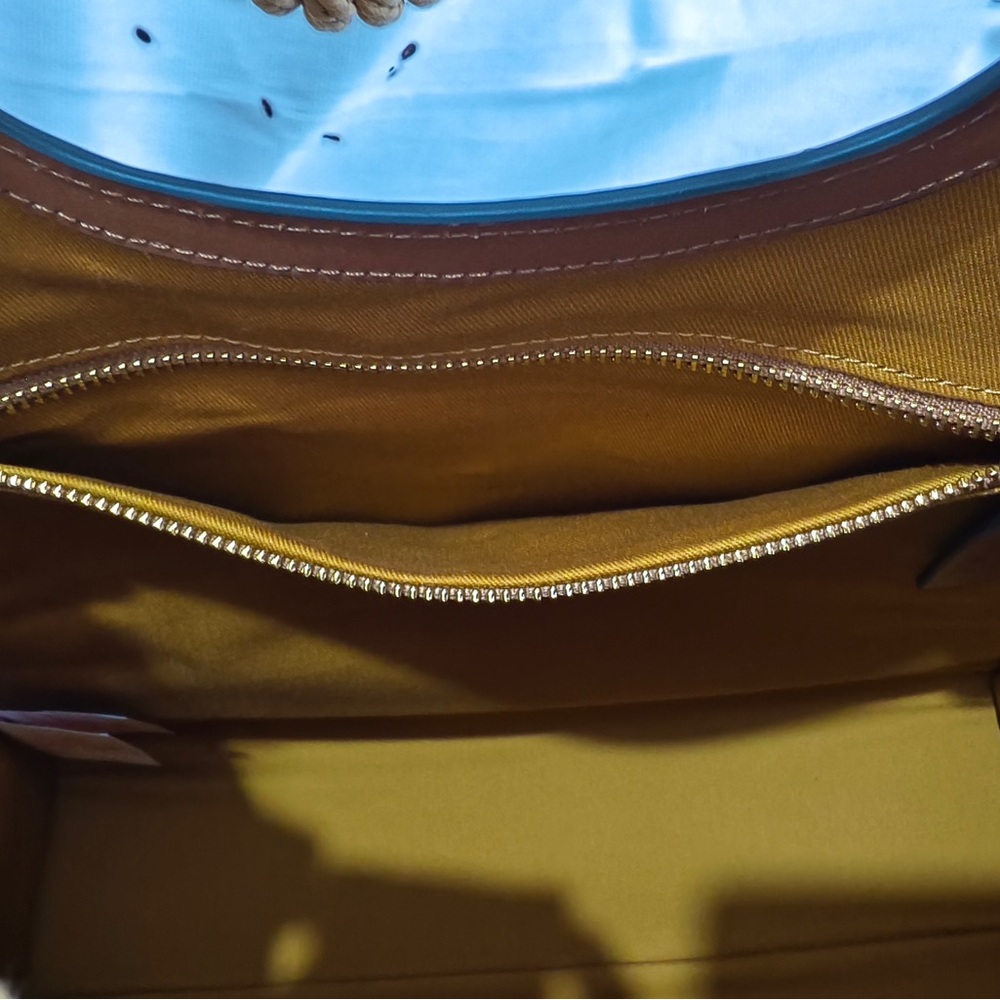 Marni Mustard Woven Tote with Braided Fringe - Picture 6 of 13